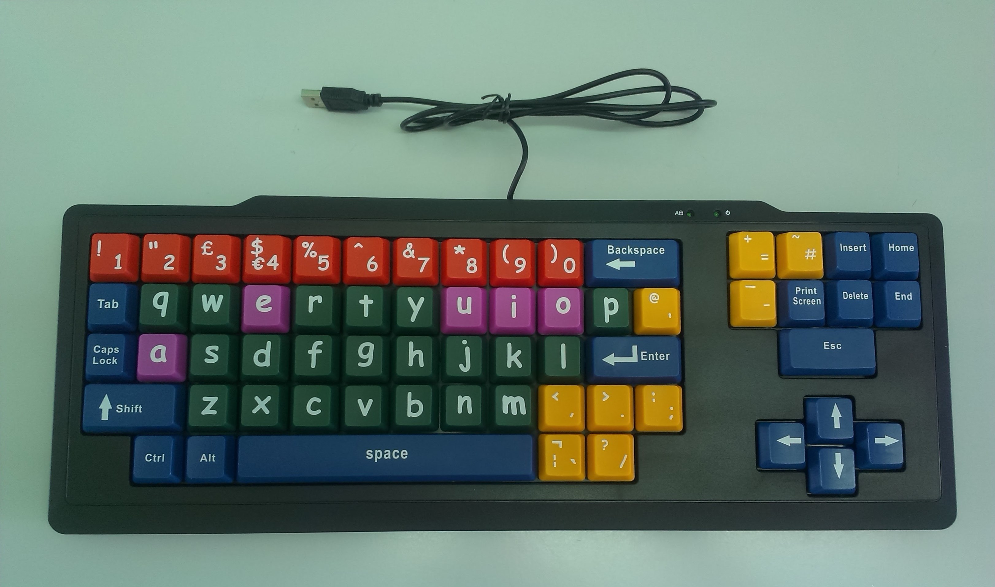 Jumbo keys keyboard - lowercase